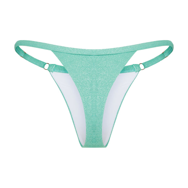Alagoas Shores Collection - Turquoise Tides Bikini Set Top, Adjustable Bottom and Skirt